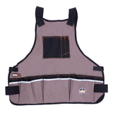 Ergodyne Arsenal 5700 Torso Length Work Tool Apron, 16-Pockets, Gray Ergodyne