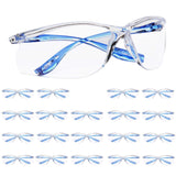 3M Safety Glasses, Virtua Sport CCS, 20 Pack, ANSI Z87, Anti-Fog, Anti-Scratch, Clear Lens, Blue Frame, Corded Ear Plug Control System 3M