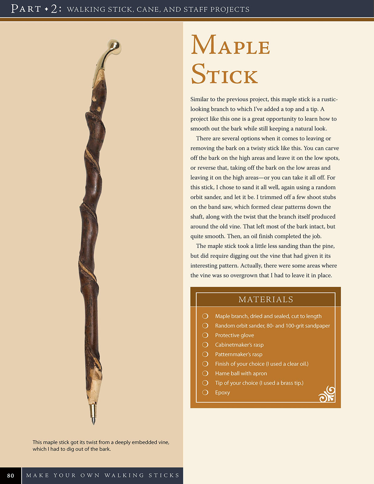 Make Your Own Walking Sticks: How to Craft Canes and Staffs from Rustic to Fancy (Fox Chapel Publishing) 15 Step-by-Step Woodworking Projects, 25 Design Originals