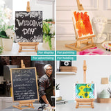 VISWIN 25"H Basic Tabletop H-Frame Easel, Hold Canvas up to 16", Adjustable Sturdy Beech Wood Desktop Art Easel, Portable Painting & Display Table VISWIN