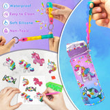 EDsportshouse Decorate Your Own Water Bottle Kits for Girls Age 4-6-8-10,Unicorn Gem Diamond Painting Crafts,Fun Arts and Crafts Gifts Toys for Girls EDsportshouse