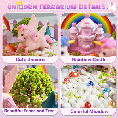 ZMLM Unicorn Craft Gift for Kids: Make Your Own Unicorn Night Light DIY Arts Crafts Kits Lamp Projector for Bedroom Decoration Unicorn Toy Christmas