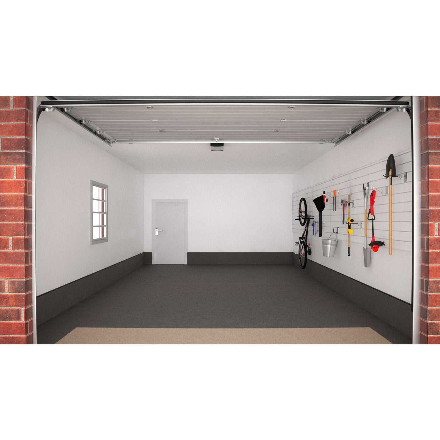 PROSLAT Garage Storage PVC Slatwall Panels -3 Packs of 8 ft. x 4 ft. Sections (96 sq.ft) (White)