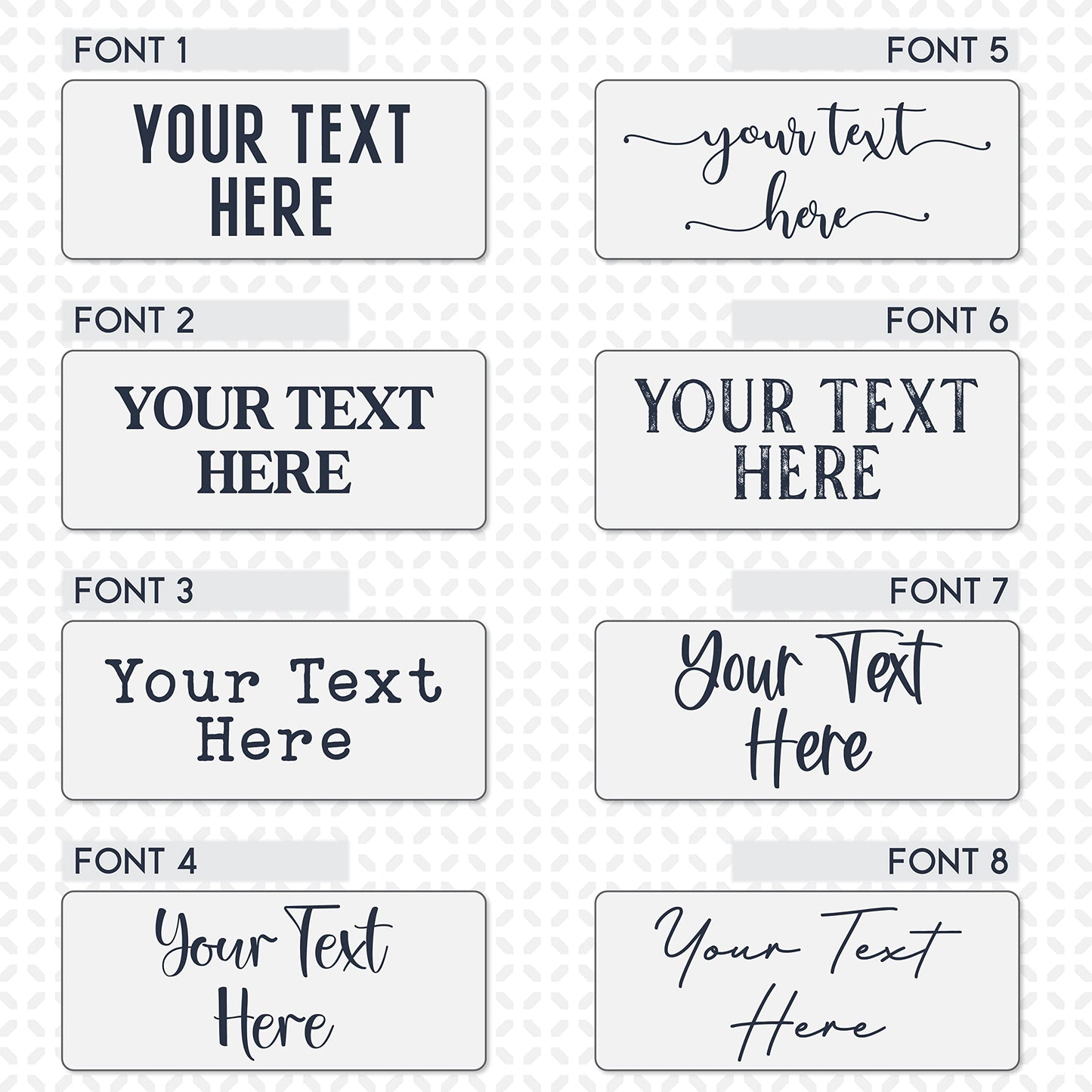 Personalized Signs for Home, Custom Sign with Any Text, 3 Sizes - 12 Background Options & 8 Fonts - Customizable Sign 11X5 - WoodArtSupply