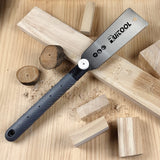 RUITOOL Japanese Hand Saw, 7 Inch Finish Cutting Pull Saw, 6-10&18TPI Double Edge Sided SK5 Flexible Blade Flush Cut Saw Non-slip Handle Wood Saw for RUITOOL