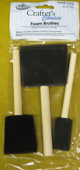 ROYAL BRUSH RFOMW-3P Foam Brush, 3-Pack Darkassorted, 1", 2" & 3" ROYAL BRUSH
