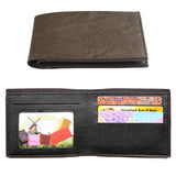 VZZNN 12 PCS Leather Bifold Wallets for Men,Men’s Wallet Bulk for DIY Engraving,With money clip,card holder(6 Black & 6 Brown) VZZNN