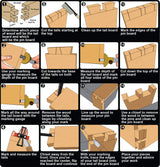 Dovetail Marker – Wood Dovetail Tool – Woodworking Hand Tool for Crafts – Precise Dovetail Guide with 1:5, 1:6, 1:8 and 1:10 Slopes – Extra-Large Clarke Brothers