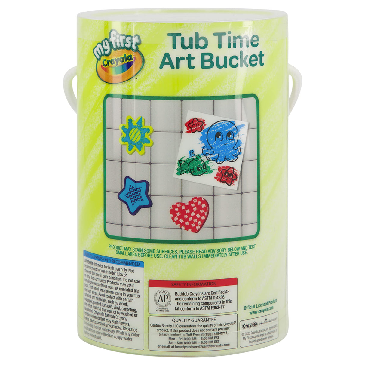 Crayola Taste Beauty My First Tub Time Art Pack, Bath-Time Toys with Red, Green, and Blue Crayons Crayola