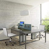 OFIKA Office Desk Chair, Adjustable Task Chair, Low Back Faux Leather Ribbed Swivel Chair, Armless Home Rolling Vanity Chair Retro with Wheels, OFIKA