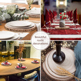 Maputune 8 Pcs 12-13 in Large Unfinished Wood Slices for Centerpieces, Natural Rustic Wooden Plate for DIY Craft, Round Wood Chips for Signage Maputune