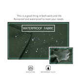 LOYGLIF Apron for Men Women with Adjustable Straps and Large Pockets, Canvas Cotton Cooking Kitchen Chef Bib Aprons Waterproof Green LOYGLIF