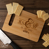 Personalized Wedding Gifts for Couples - Personalized Cutting Board - Custom Bamboo Cutting Board - Engraved Cutting Board - Customizable On The Rox