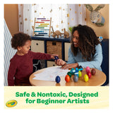 Crayola Toddler Crayons in Egg Shape (12ct), Jumbo Washable Crayons, Big Crayons For Toddlers, Toddler Toys, Holiday Gift, 1+ Crayola