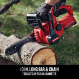 CRAFTSMAN V20 Mini Chainsaw, Cordless, 10 inch, Bare Tool Only (CMCCS610B) Craftsman