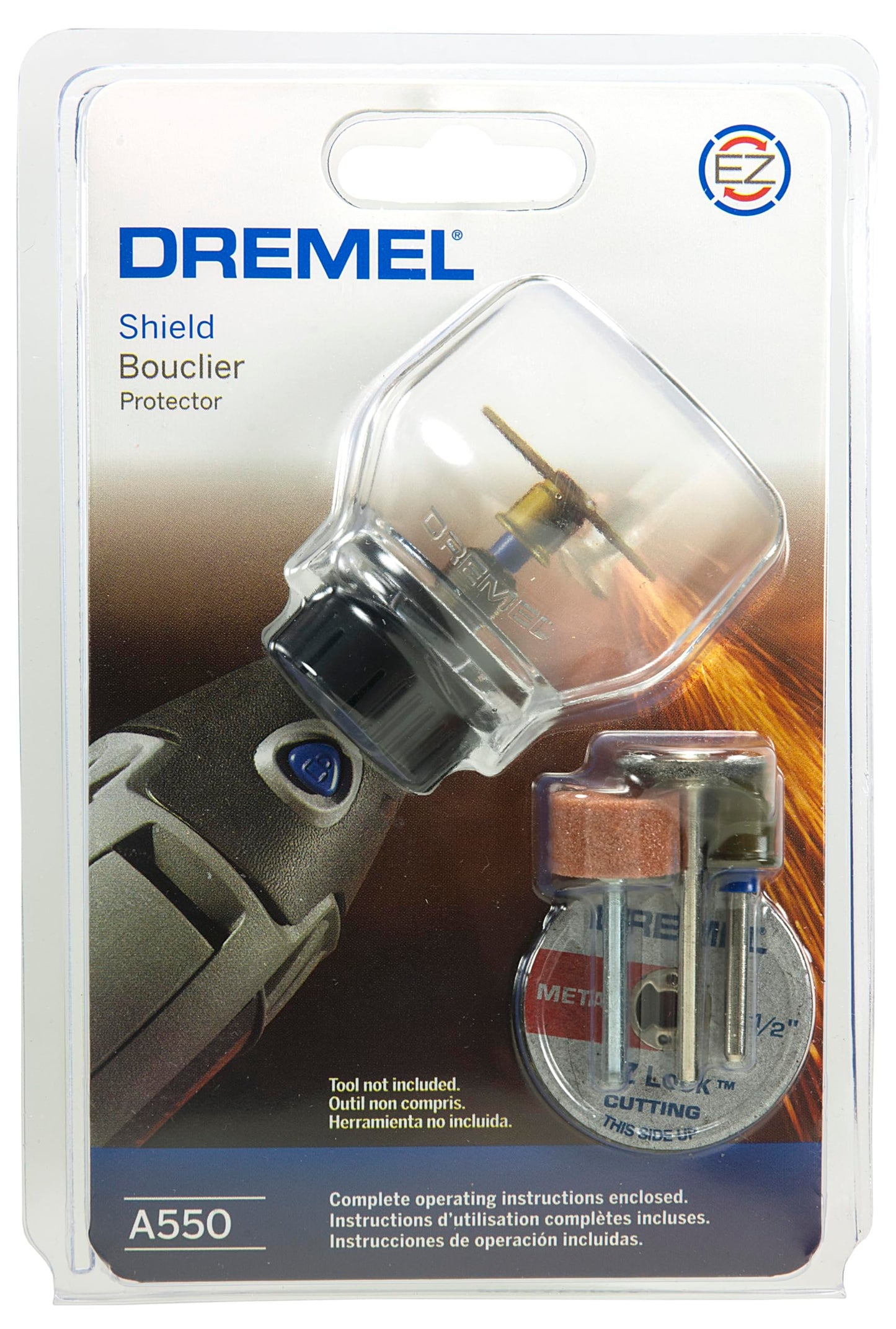 Dremel A550 Rotary Tool Shield Attachment Kit with 4 Accessories - WoodArtSupply