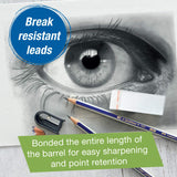 Faber-Castell Creative Studio Art On-The-Go Graphite Sketch Set – 15 Sketching Pencils and Accessories Faber-Castell