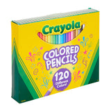 Crayola Colored Pencils Set (120ct), Coloring Book Pencils, Holiday Gifts for Kids, Bulk Colored Pencil Kit, Art Supplies, Ages 3+ Crayola