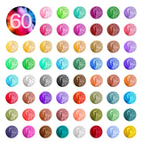 NTWJNJY Mica Powder,60 Colors Pearlescent Resin Pigment for Epoxy Resin,Nails,Soap Making Supplies,Lip Gloss,Candle Making Dye,Bath Bomb,Art NTWJNJY