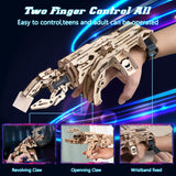 COWVTUJ ARMPAL Mechanical Claw Model Kit 3D Wooden ClawBot Puzzle for Adults and Teens Self-Assembly Robot Arm Building Kits to Build Laser-Cut COWVTUJ