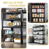 REIBII Garage Shelving Heavy Duty Storage Shelves Holds 2000LBS, Adjustable Metal Shelving Garage Storage Shelves Garage Shelf Industrial Shelving REIBII