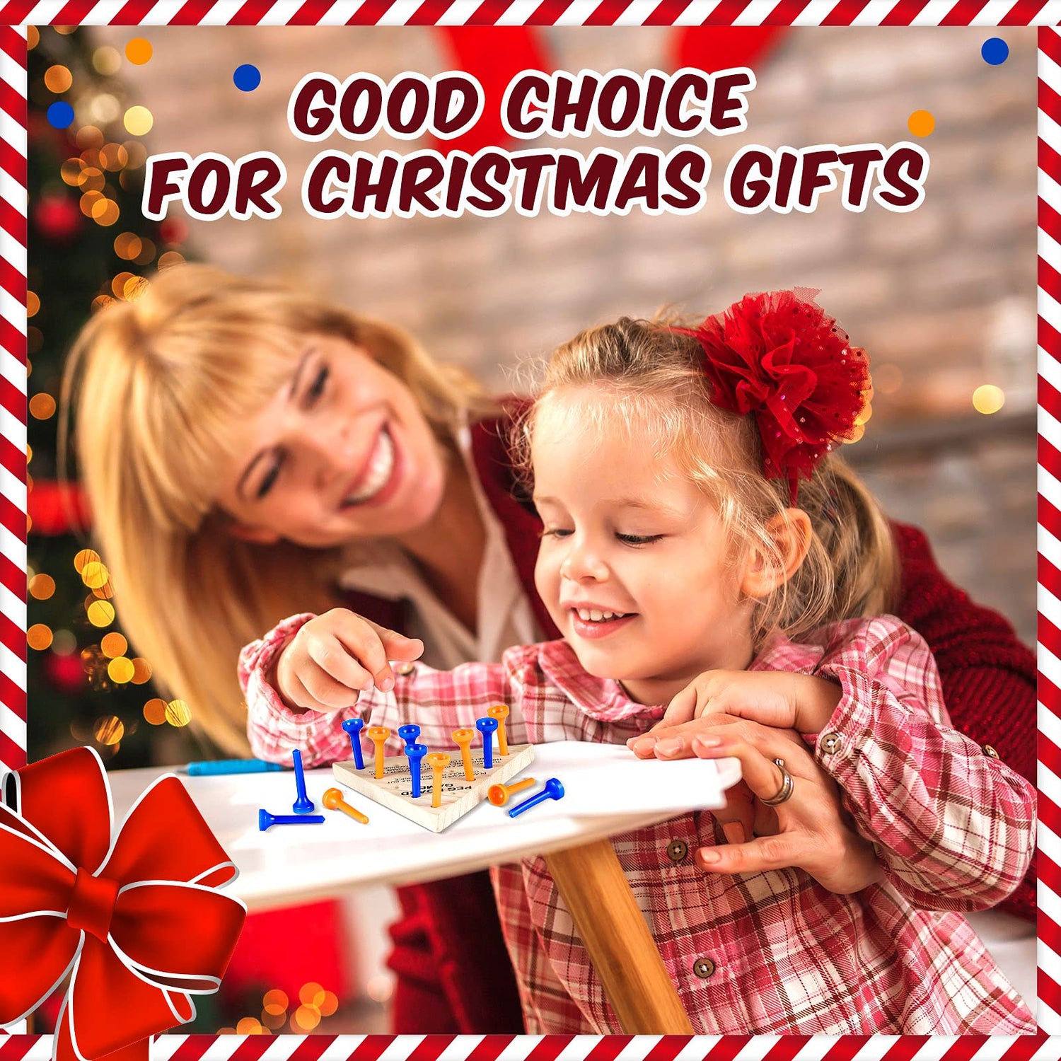 3 Packs Wooden Triangle Peg Games Triangle Wooden Board Game Family Board Game Wooden Strategy Toy Travel Games Teens and Adults Fun Learning Puzzles Zhanmai