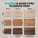 Blue Ridge Mountain Gifts Personalized Wood Cutting Board - Laser Engraved Custom Chopping Boards - Elegant Gift for Wedding, Anniversary, Blue Ridge Mountain Gifts