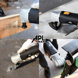 APLMAN Multi Purpose Oscillating Tool, 1.6-Amp Oscillating Multi Tool with 3.2°Oscillation Angle, Single Speed and 8 Pcs Accessories，Carrying Box APLMAN
