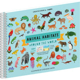 Animal Habitats Sticker Book (500+ Stickers for Kids & 12 Coloring Pages) by Cupkin - Side by Side Activity Book - Fun Sticker Books - Great for CUPKIN