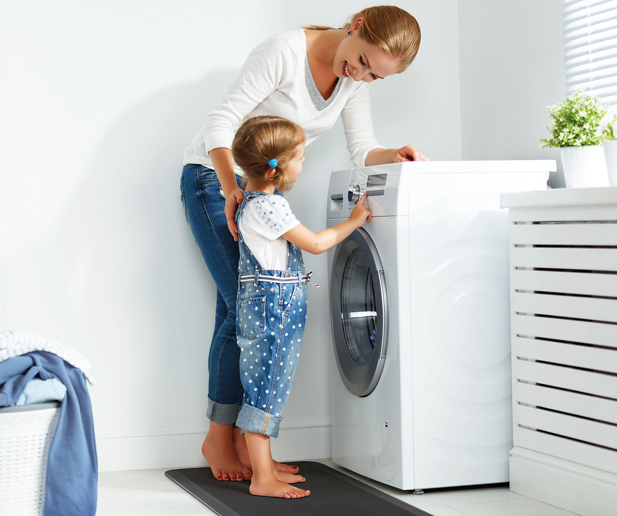 ComfiLife Anti Fatigue Floor Mat – 3/4 Inch Thick Perfect Kitchen Mat, Standing Desk Mat – Comfort at Home, Office, Garage – Durable – Stain ComfiLife