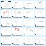 YOSELIN Dovetail Jig Wheel Marking Gauge Plus Set，Micro Adjuster Multifunctional Cutting Wheel Woodworking Scribing, Metric and Imperial Scales, YOSELIN