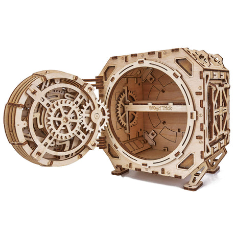 Wood Trick Geared Safe: DIY Wooden Combination Lock Model Kit for All Ages Wood Trick