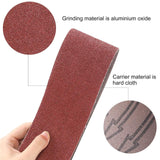 Coceca 3x18 Inch Sanding Belts, 21 Packs Belt Sander Paper Aluminum Oxide Sandpaper (Assorted 3 Each of 40 60 80 120 180 240 320 Grit) for Sander Coceca