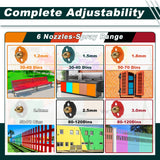 WIBENTL Paint Sprayer, 700W HVLP Electric Paint Gun, with 6 Copper Nozzles & 3 Patterns for Home Interior and Exterior, Furniture, Fence, Walls, DIY WIBENTL