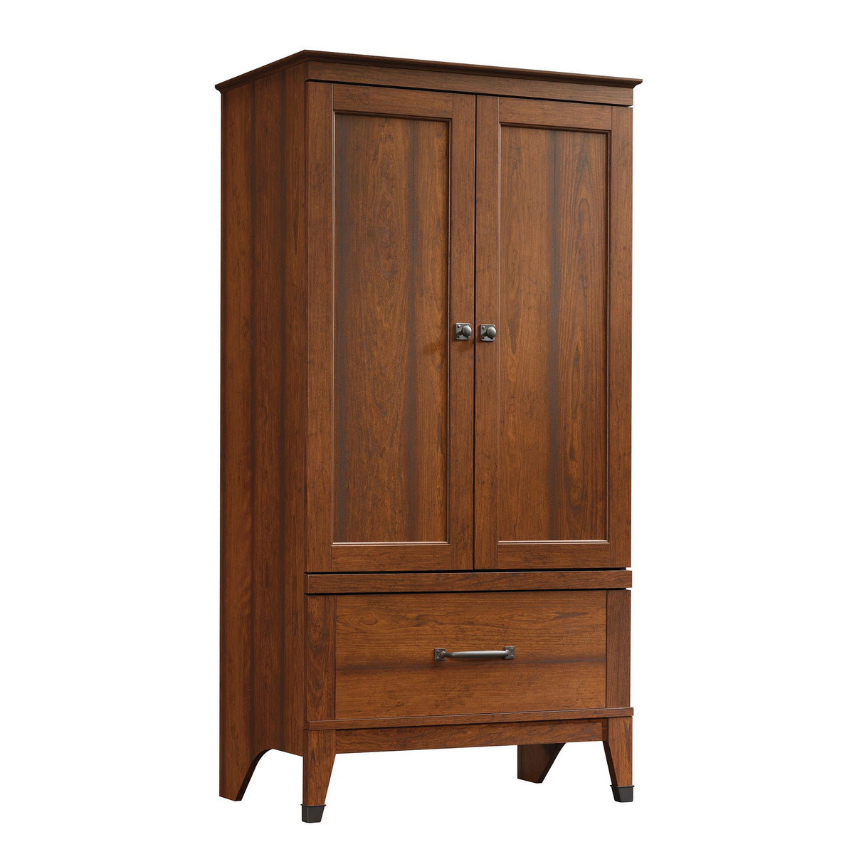 Sauder Carson Forge Armoire, Washington Cherry finish Sauder
