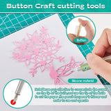 Craft Cutting Tool Paper Pen Knife Creative Retractable Hobby Knife Blade Art Utility Precision Paper Cutting Carving Tools with Pocket Clip for DIY Lanties