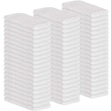 GREEN LIFESTYLE Terry Towels, White Rags, Bar Towels 100% Cotton Absorbent and Durable, Multipurpose Cleaning Rags, Cotton Cleaning Rags, Kitchen GREEN LIFESTYLE