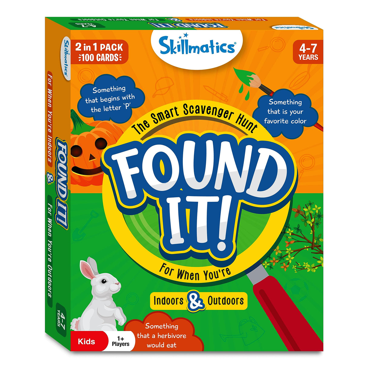 Skillmatics Card Game - Found It Indoor & Outdoor Combo, Scavenger Hunt for Kids, Scavenger Hunt for Kids, Girls, Boys, Fun Family Game, Gifts for Skillmatics