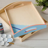 6 Pack: 13”; Wooden Tray by Make Market® Make Market