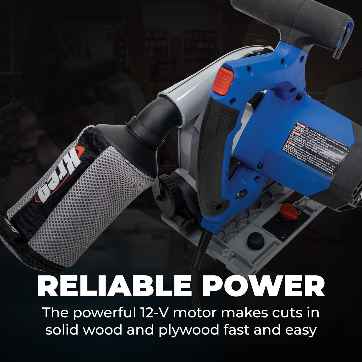 Kreg ACS-SAW Adaptive Cutting System Plunge Saw - Plunge Circular Saw - Cuts Solid Wood & Plywood - Adjustable Track Saw - Carpentry Tools & KREG