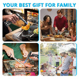 Sondiko Butane Torch with Fuel Gauge S907, Refillable Soldering Torch Lighter with Adjustable Flame for Welding, Resin Art, Industrial(Butane Gas Not Sondiko