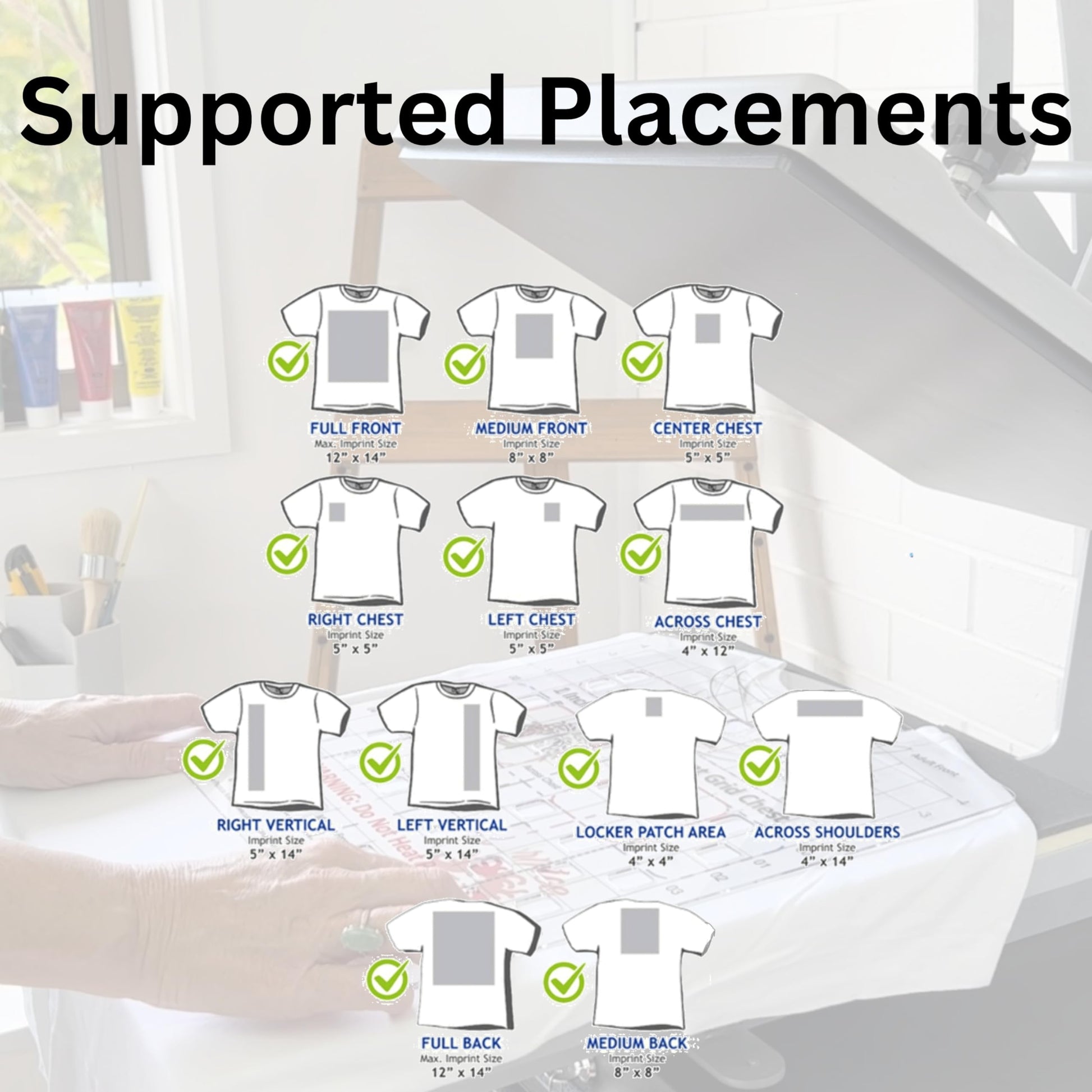 Heat Press Safe Tshirt Pressing Guide for Vinyl Alignment and Accurate Placement Shirt Neck and Chest. an All-in-one t Shirt Ruler Guide for Heat - WoodArtSupply