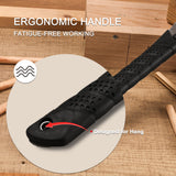 HAUTMEC Japanese Pull Saw, 9“ Foldable Hand Saw with SK5 Steel Blade, Trapezoidal Teeth for Woodworking, Sharp Stone Series, HT0312 HAUTMEC