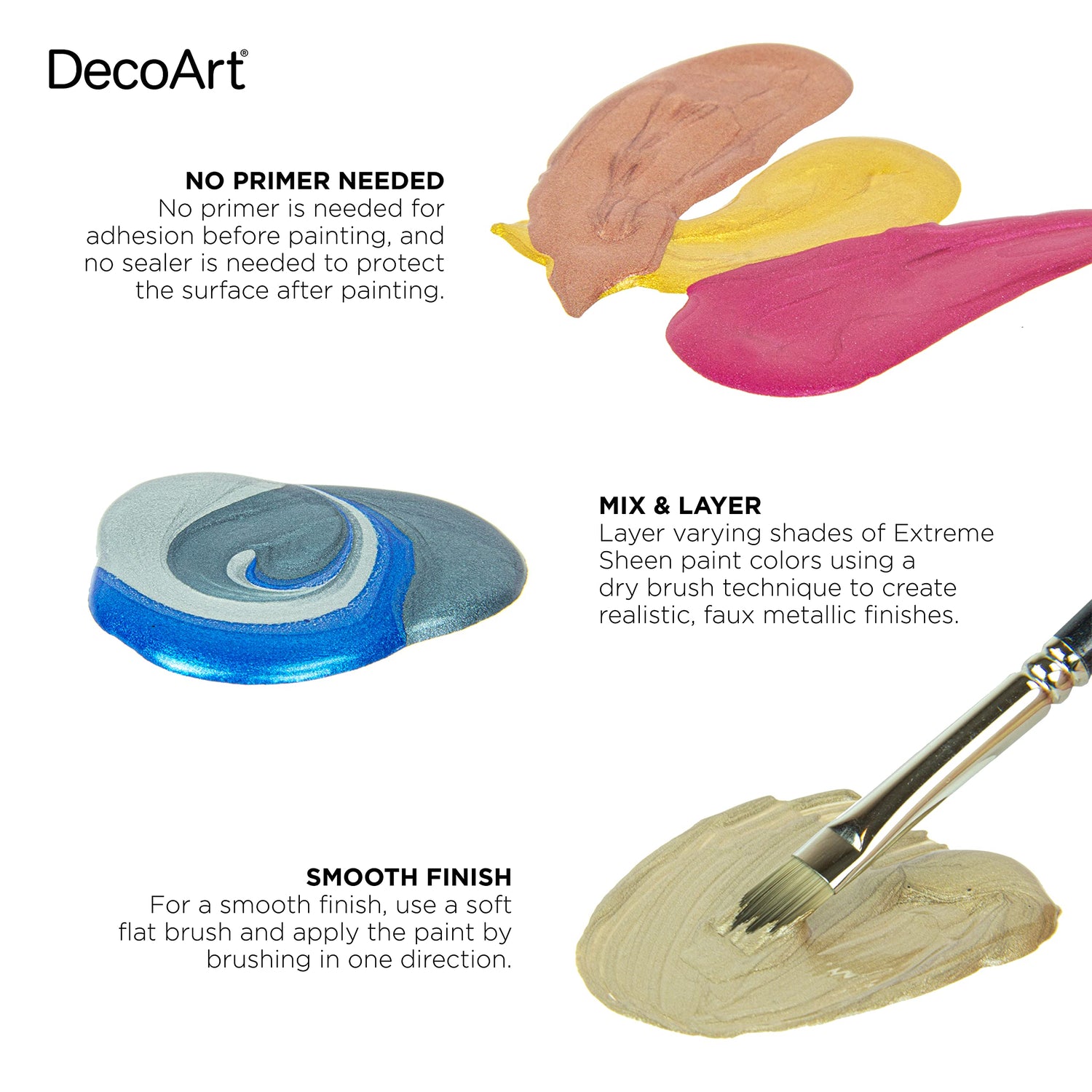 DecoArt Extreme Sheen Paint- 24k Gold, 2fl oz DecoArt