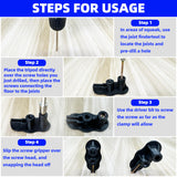 Repair Floor Screws for Floor Repair, for Screws Fit Hardwood Floors, Vinyl Floors, Carpets, Wood Floor Gap Fixer Replacement, Contains 5 Tools and XINRINTONG