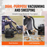 VEVOR Vacuum Cleaner 4 Gallon with 1200W Powerful Suction, Ash Vac Collector with 47.2 in Flexible Hose, for Fireplaces, Pellet, Wood Stove, Log VEVOR