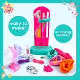 Just My Style D.I.Y. Scrunchie Maker by Horizon Group USA, Design Your Own Colorful Satin Scrunchies Hair Bands, Easy-to-Use Tool & Gemstones Just My Style