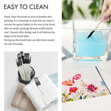 ARTIFY 10 Pieces Paint Brush Set, Intermediate Series, Includes a Carrying Case, Premium Nylon Hair Brushes for Acrylic, Watercolor, Oil and Gouache ARTIFY art supplies