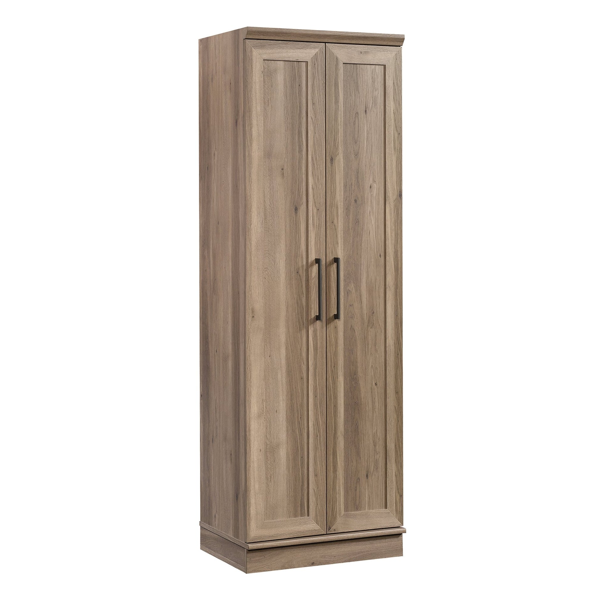 Sauder HomePlus Storage Pantry cabinets, L: 23.31" 17.01" W x H: 70.91", Salt Oak finish - WoodArtSupply