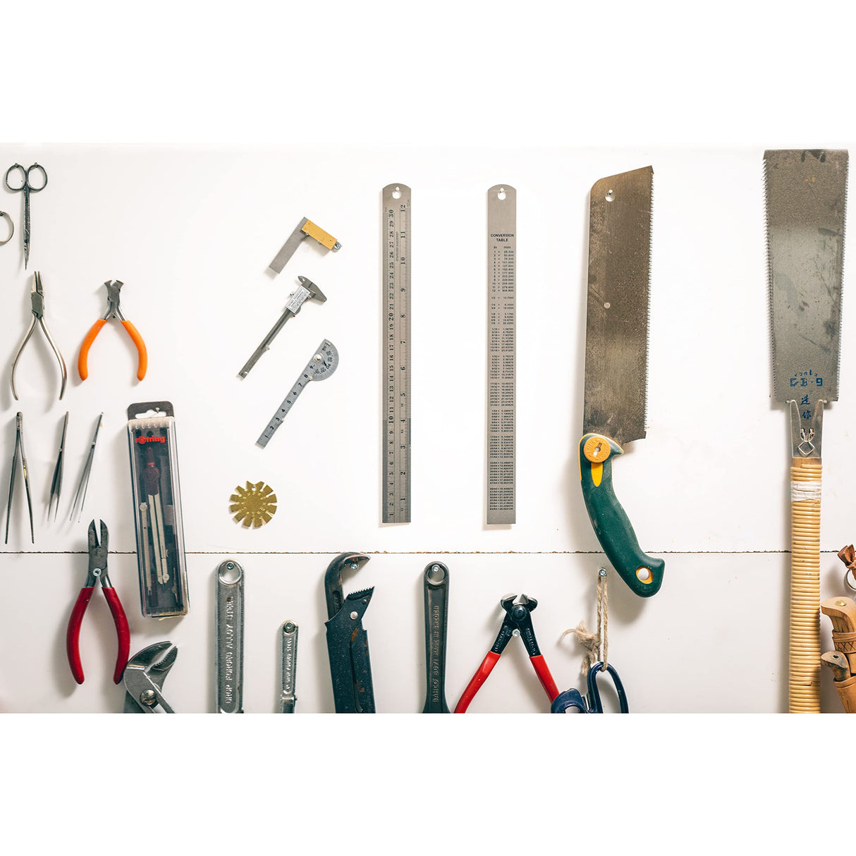 NOKKO Metal Ruler 6 Inch - Pack of 10 - Stainless Steel Ruler Set with Straight Edge Rulers - Precise Metric & Imperial Measurements - Ideal for NOKKO